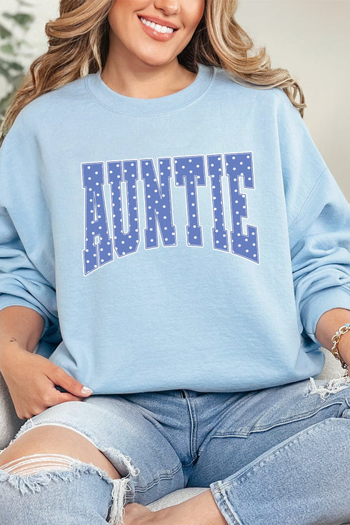 Blue Dot Auntie Heavy Blend Crew Sweatshirt