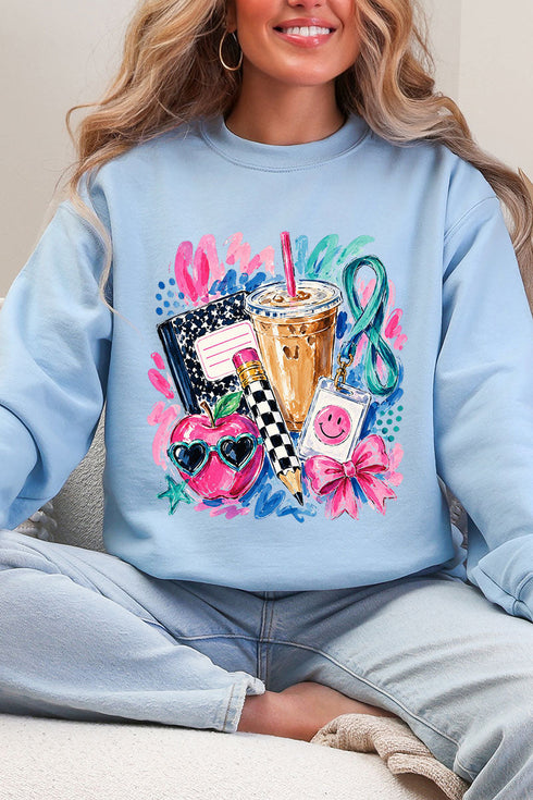 Bows, Books & Brews Heavy Blend Crew Sweatshirt