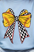 Fastpitch Check Heavy Blend Crew Sweatshirt