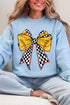 Fastpitch Check Heavy Blend Crew Sweatshirt
