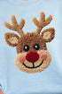 Faux Yarn Red Nose Reindeer Heavy Blend Crew Sweatshirt