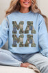 Patchwork Camo Mama Heavy Blend Crew Sweatshirt