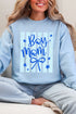 Striped Stars Boy Mom Heavy Blend Crew Sweatshirt