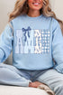 Sunday Blue Amen Heavy Blend Crew Sweatshirt
