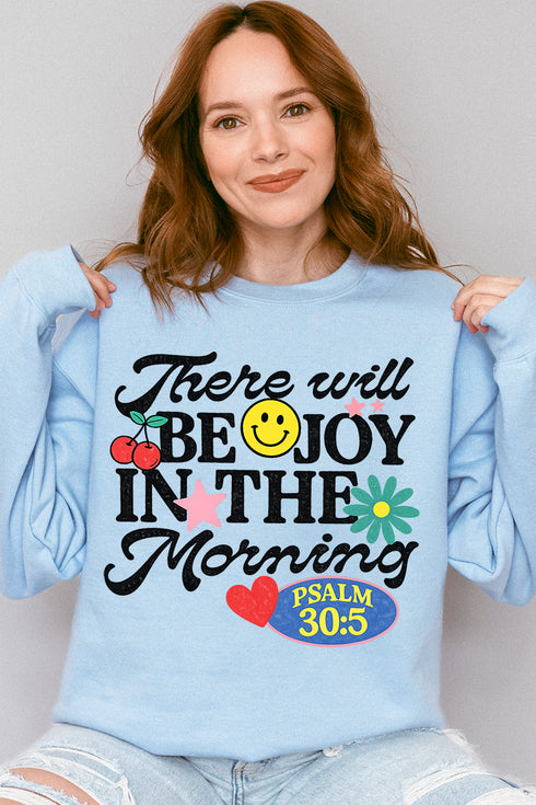 Joy In The Morning Heavy Blend Crew Sweatshirt
