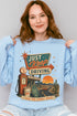 Just Keep Driving Heavy Blend Crew Sweatshirt