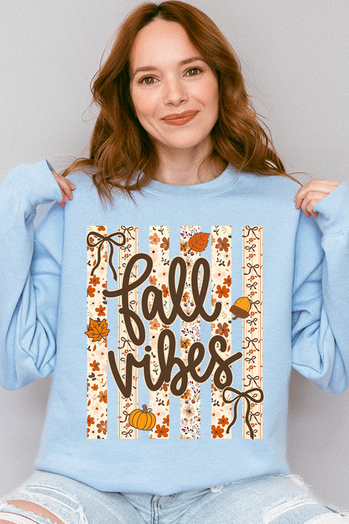 Cozy Coquette Fall Vibes Heavy Blend Crew Sweatshirt