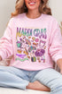 Beads, Bows, and Bourbon St Heavy Blend Crew Sweatshirt