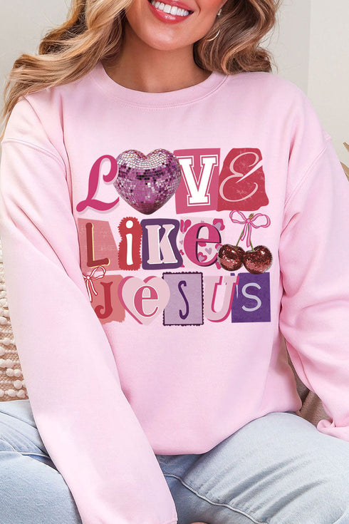 Bold Love Like Jesus Heavy Blend Crew Sweatshirt