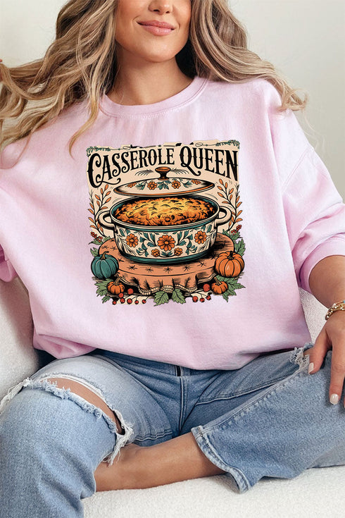 Casserole Queen Heavy Blend Crew Sweatshirt