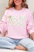 Coquette Cross Pray Heavy Blend Crew Sweatshirt