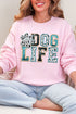 Dog Life Faux Glitter Heavy Blend Crew Sweatshirt