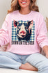 Down By The Farm Pig Heavy Blend Crew Sweatshirt