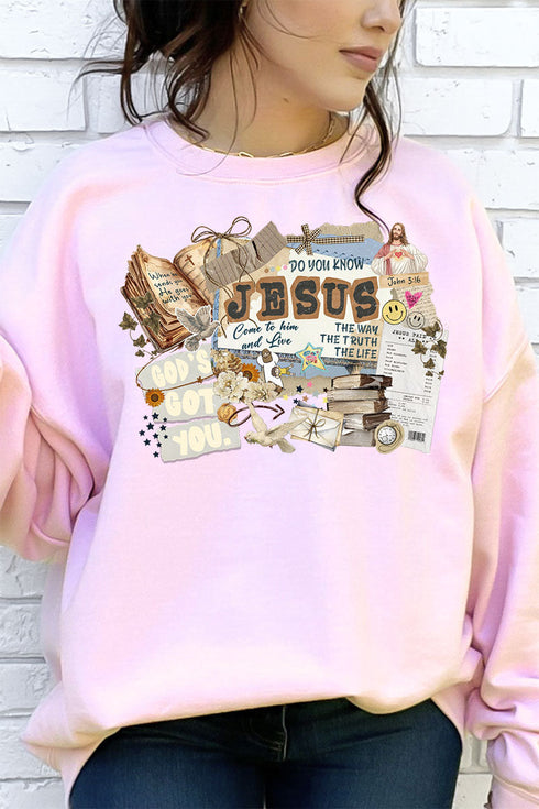 Do You Know Jesus Heavy Blend Crew Sweatshirt