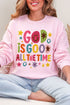 Faux Yarn God Is Good Heavy Blend Crew Sweatshirt