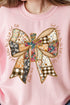 God Is Within Her Patchwork Bow Heavy-weight Crew Sweatshirt