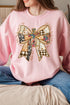 God Is Within Her Patchwork Bow Heavy-weight Crew Sweatshirt