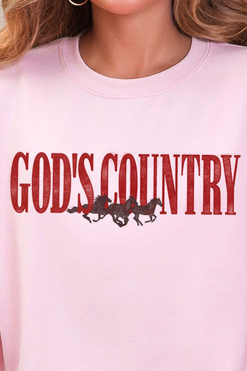 God's Country Heavy Blend Crew Sweatshirt
