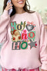 Ho Ho Retro Christmas Heavy Blend Crew Sweatshirt