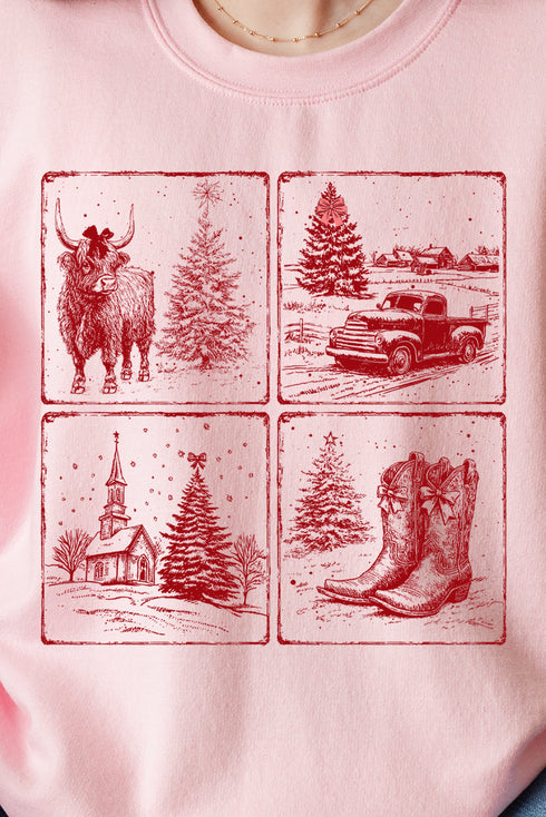 Hometown Holiday Heavy-weight Crew Sweatshirt