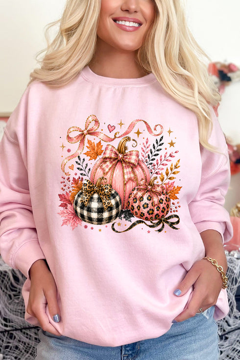 Pretty In Pumpkin Heavy Blend Crew Sweatshirt