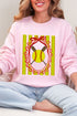 Softball Stripes Heavy Blend Crew Sweatshirt