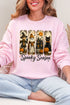 Spooky Season Brushstrokes Heavy Blend Crew Sweatshirt