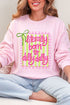 Swirls & Stripes Dilly Dally Heavy Blend Crew Sweatshirt