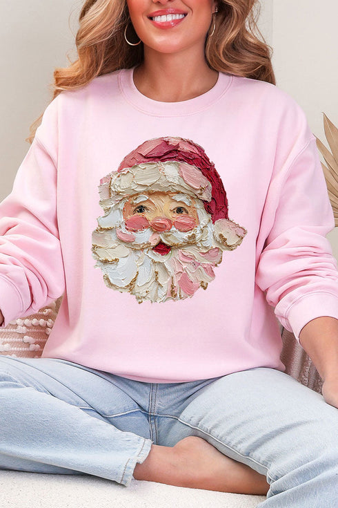 The Painted Santa Heavy Blend Crew Sweatshirt