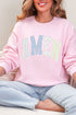 Garden Gingham Amen Heavy Blend Crew Sweatshirt