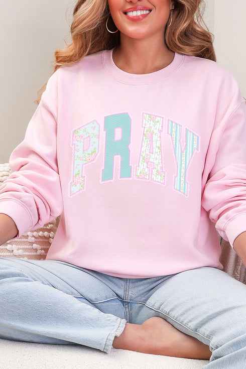 Timeless Pray Heavy Blend Crew Sweatshirt
