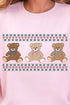 Tiny Teddy Trio Heavy Blend Crew Sweatshirt