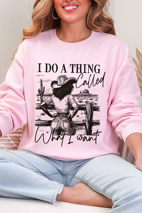 What I Want Heavy Blend Crew Sweatshirt