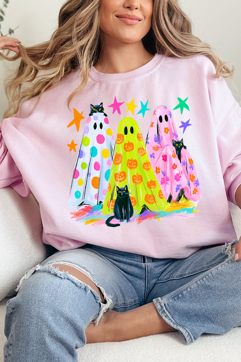 Neon Night Spirits Heavy Blend Crew Sweatshirt