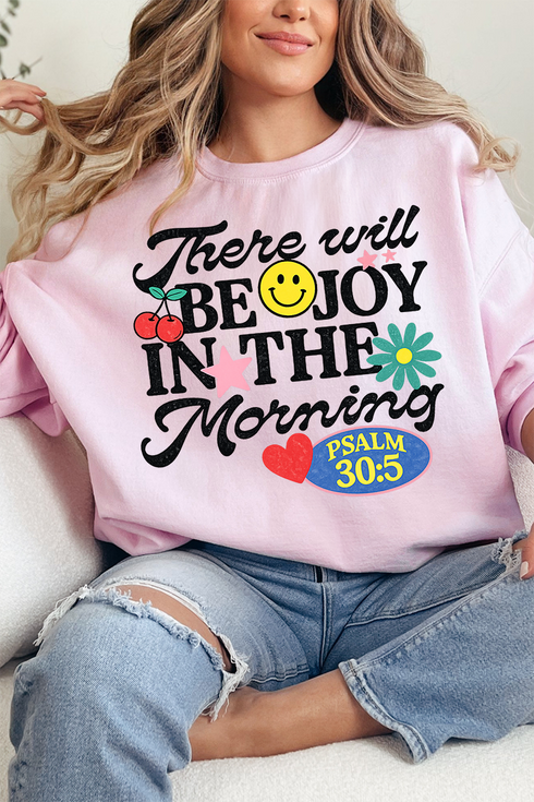 Joy In The Morning Heavy Blend Crew Sweatshirt