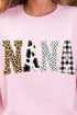 Pattern Play Nana Heavy Blend Crew Sweatshirt