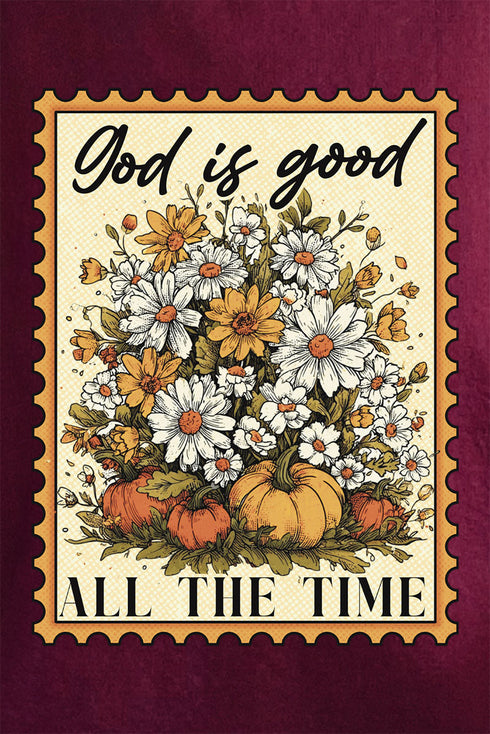 God Is Good Stamp Heavy Blend Crew Sweatshirt