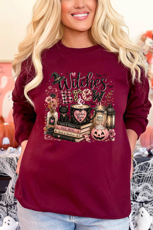 Witches Brew Spells & Potions Heavy Blend Crew Sweatshirt