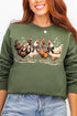 Coquette Chickens Heavy Blend Crew Sweatshirt