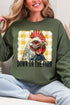 Down On The Farm Chicken Heavy Blend Crew Sweatshirt