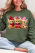 Faux Yarn Highland Hearts Heavy Blend Crew Sweatshirt