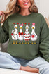 Geese In Love Formation Heavy Blend Crew Sweatshirt