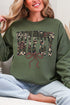 Hunting Wifey Ribbon Heavy Blend Crew Sweatshirt