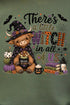 Little Witch Highland Cow Heavy Blend Crew Sweatshirt