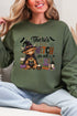 Little Witch Highland Cow Heavy Blend Crew Sweatshirt