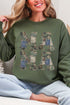 Patchwork Camo Mama Heavy Blend Crew Sweatshirt