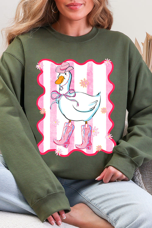 Saddle Up Silly Goose Heavy Blend Crew Sweatshirt