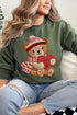 Teddy's Threaded Heart Heavy Blend Crew Sweatshirt
