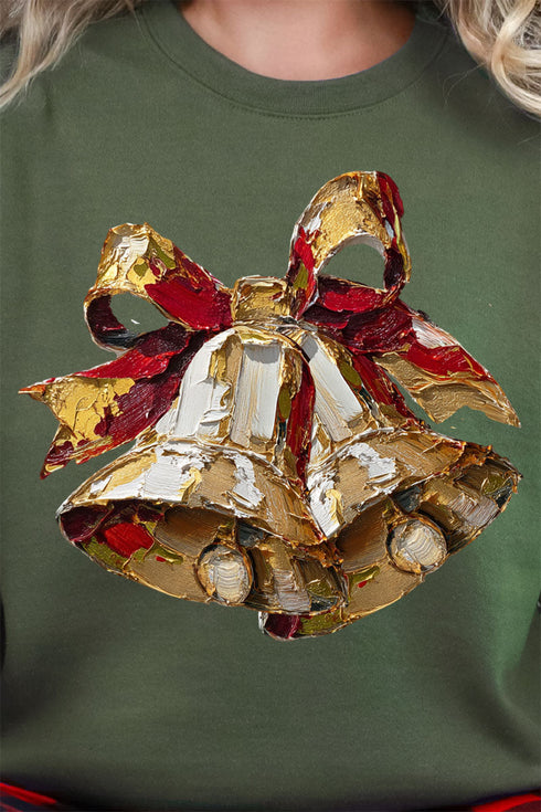 The Painted Christmas Bells Heavy Blend Crew Sweatshirt