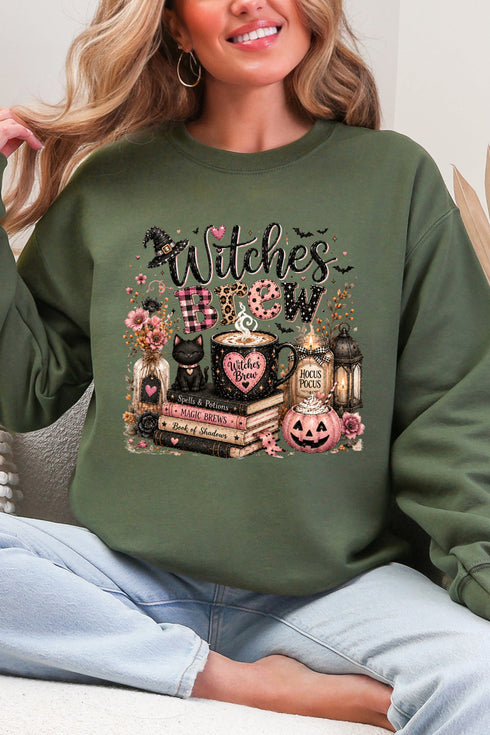 Witches Brew Spells & Potions Heavy Blend Crew Sweatshirt